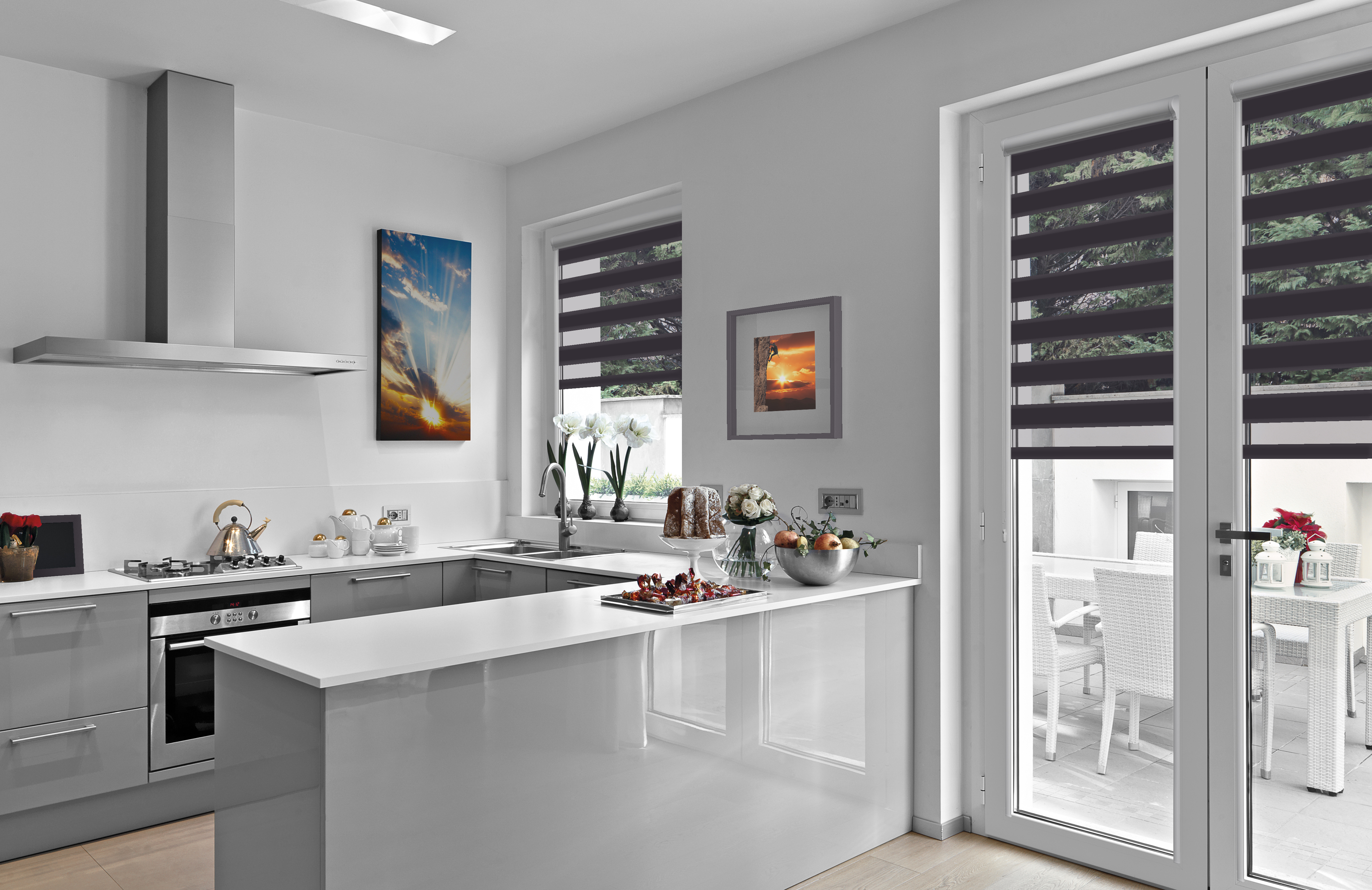 Doppelrollo Calvum 5129 Küche