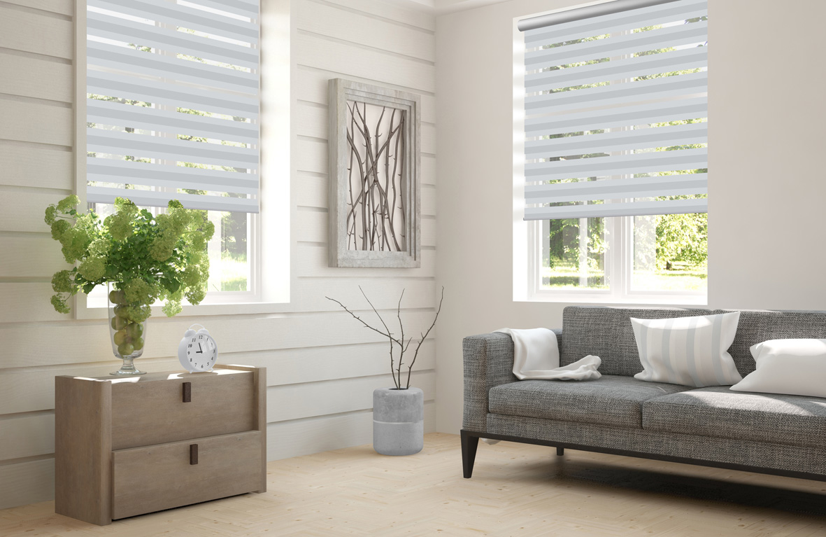 Doppelrollo Espesso 5154 Wohnzimmer