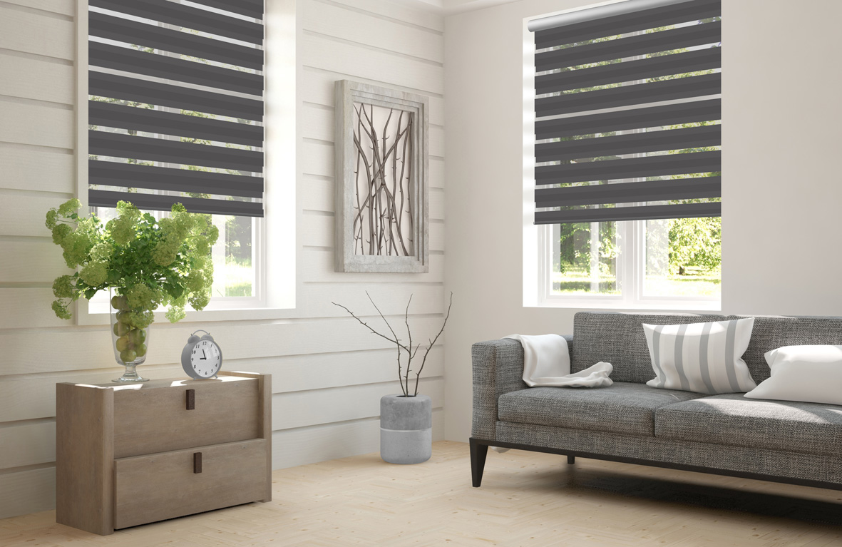 Doppelrollo Espesso 5157 Wohnzimmer