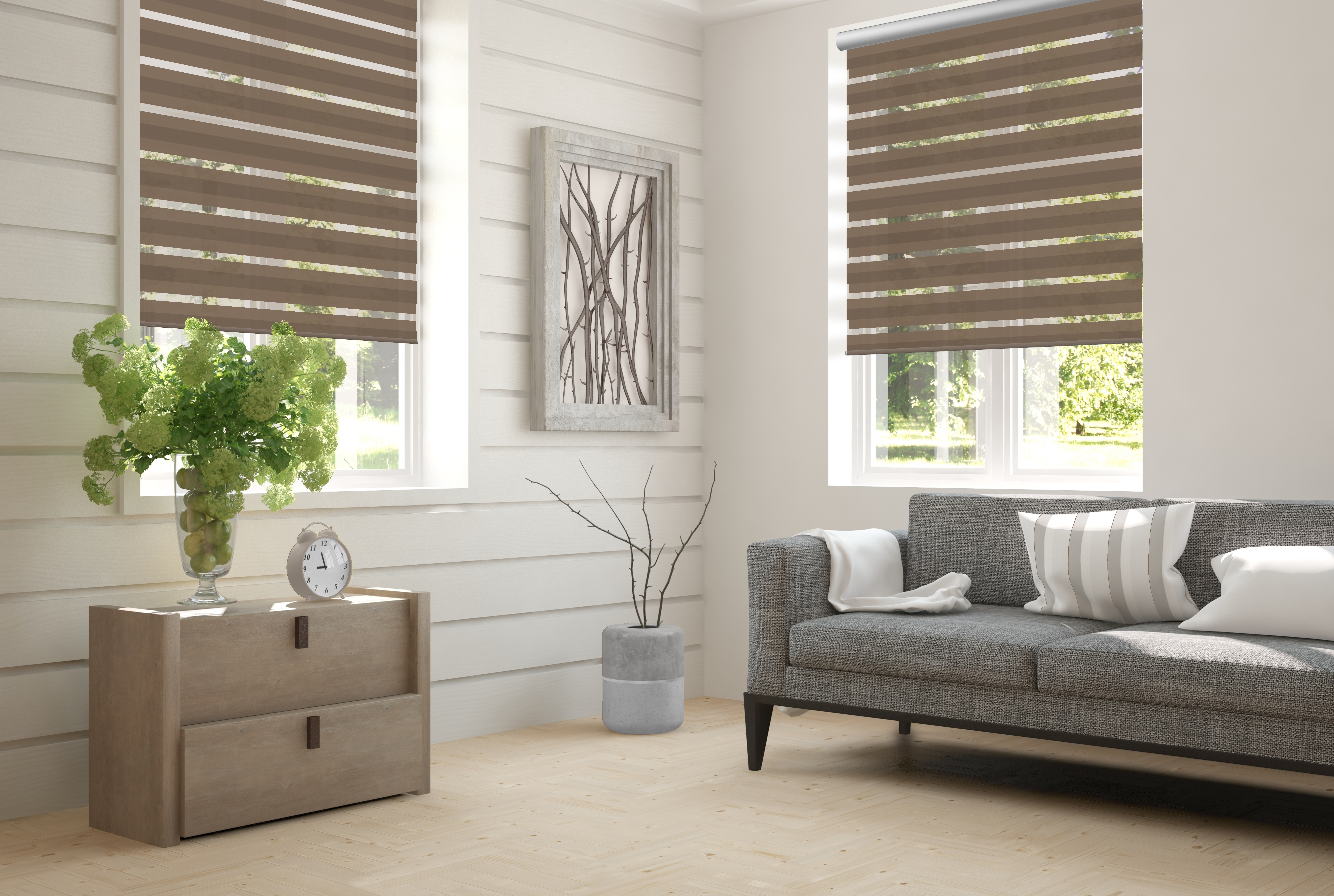 Doppelrollo Fasimea 5122 Wohnzimmer