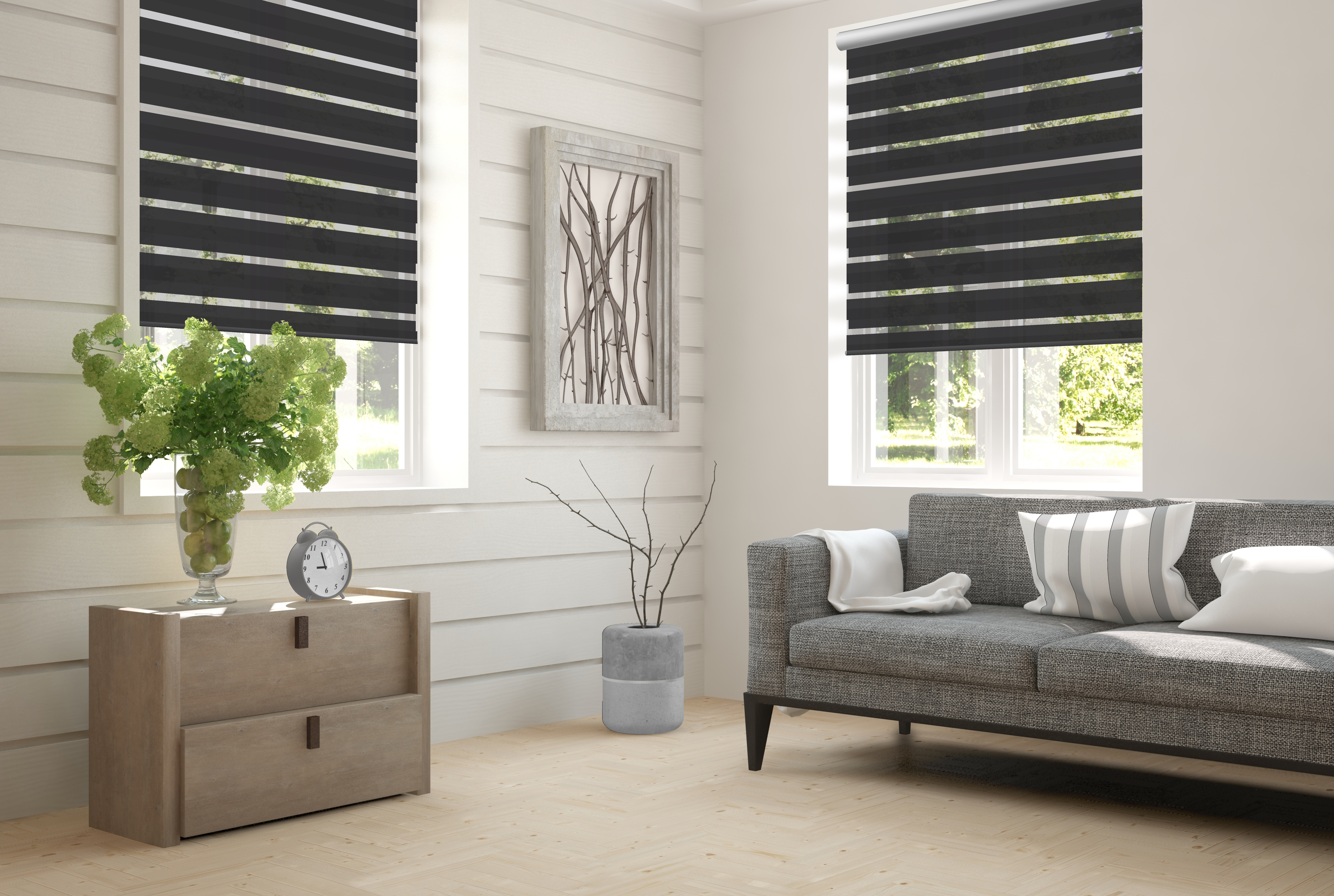 Doppelrollo Pruga 5142 Wohnzimmer