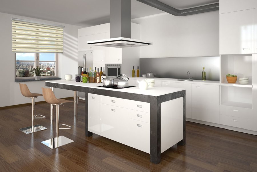 Doppelrollo 5064 Küche Beige , Grau