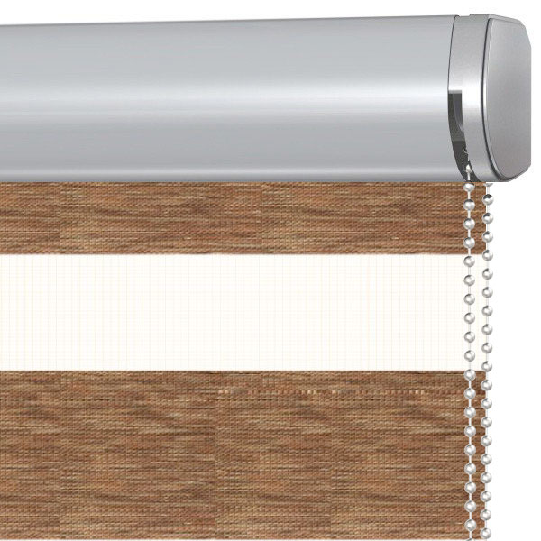 Doppelrollo 5032 Kassette Braun
