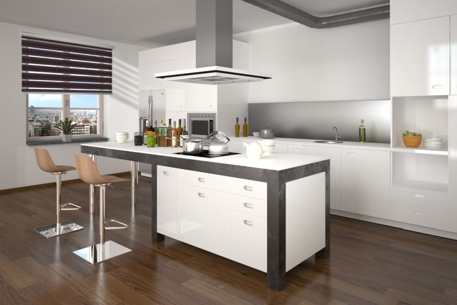 Doppelrollo 5042 Küche Grau , Lila
