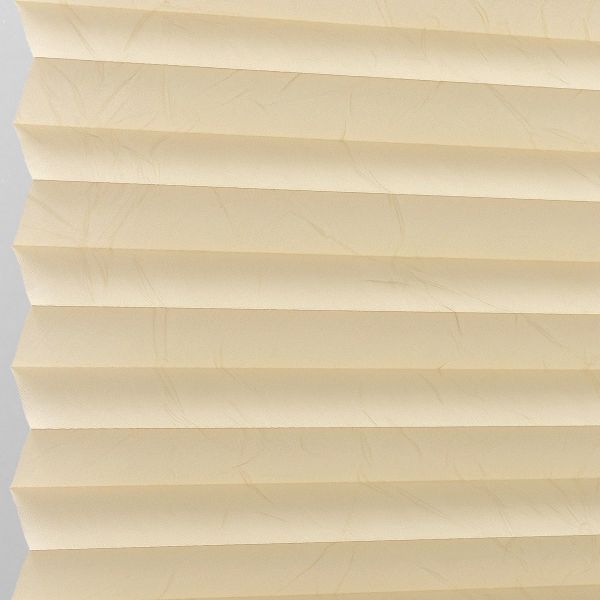 Plissee 1499 Falten Detail Beige