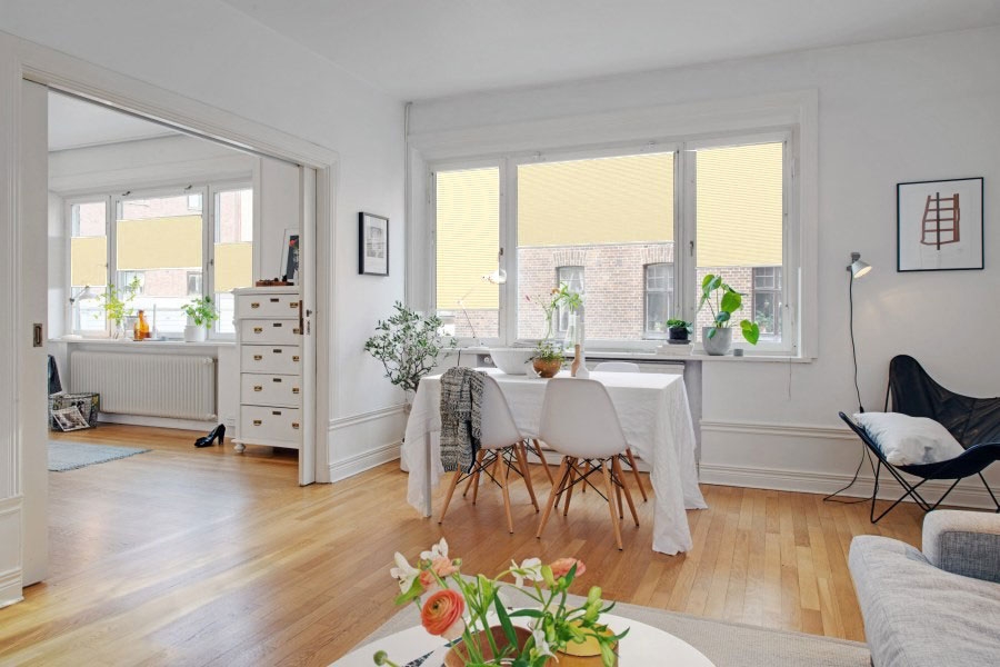 Plissee 1756 Esszimmer Beige