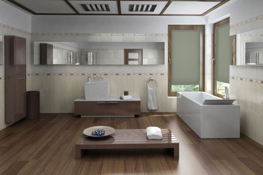 Plissee Ambience 1353 Badezimmer