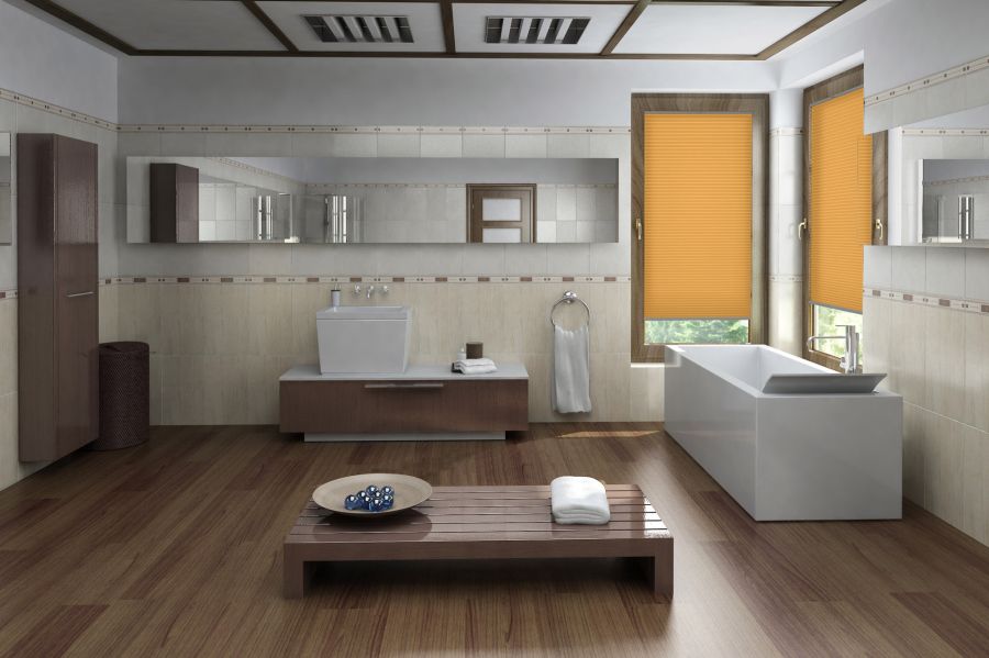 Plissee Ambience 1357 Badezimmer