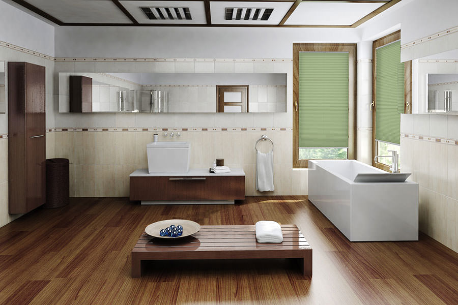 Plissee Ambience 1543 Badezimmer
