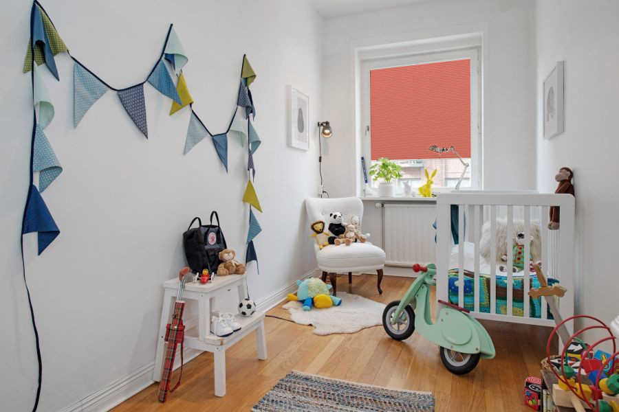 Plissee Ambience 4477 Kinderzimmer Rot