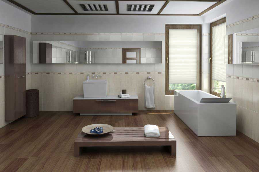 Plissee Ambience 4478 Badezimmer Weiß
