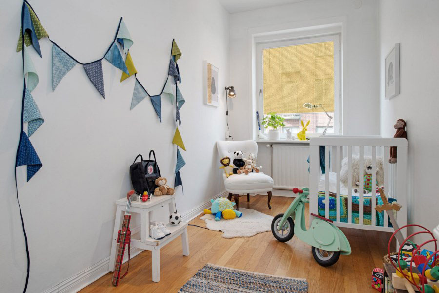 Plissee 1731 Kinderzimmer Gelb