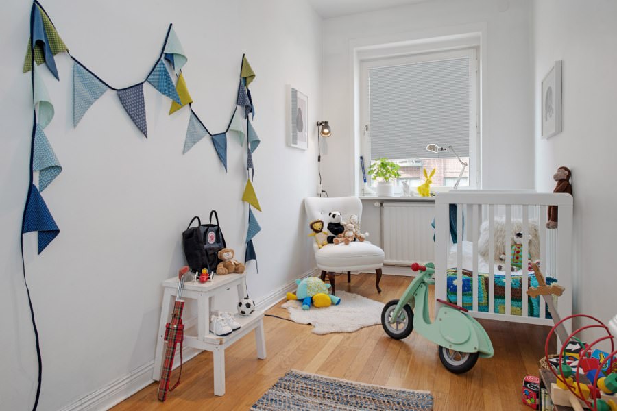 Plissee 1856 Kinderzimmer Grau