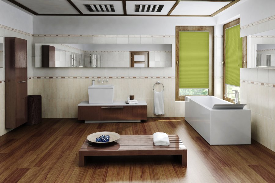 Plissee Cadena 1969 Badezimmer