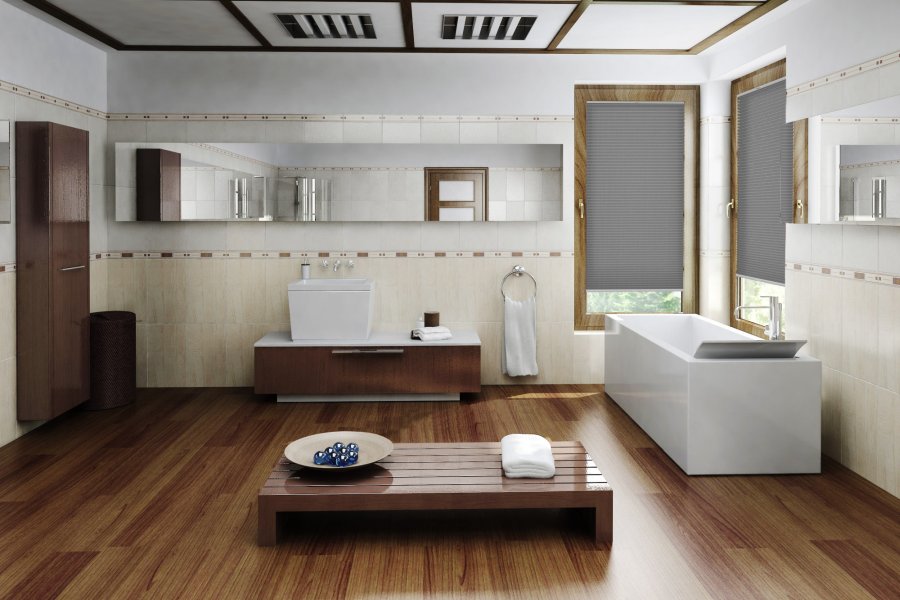 Plissee Cadena 1972 Badezimmer