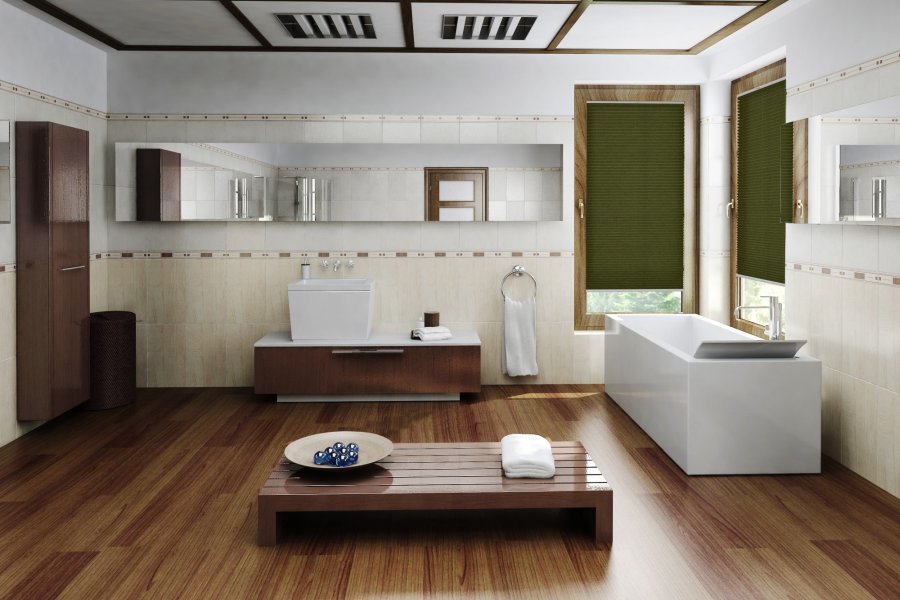 Plissee Canneto 1985 Badezimmer