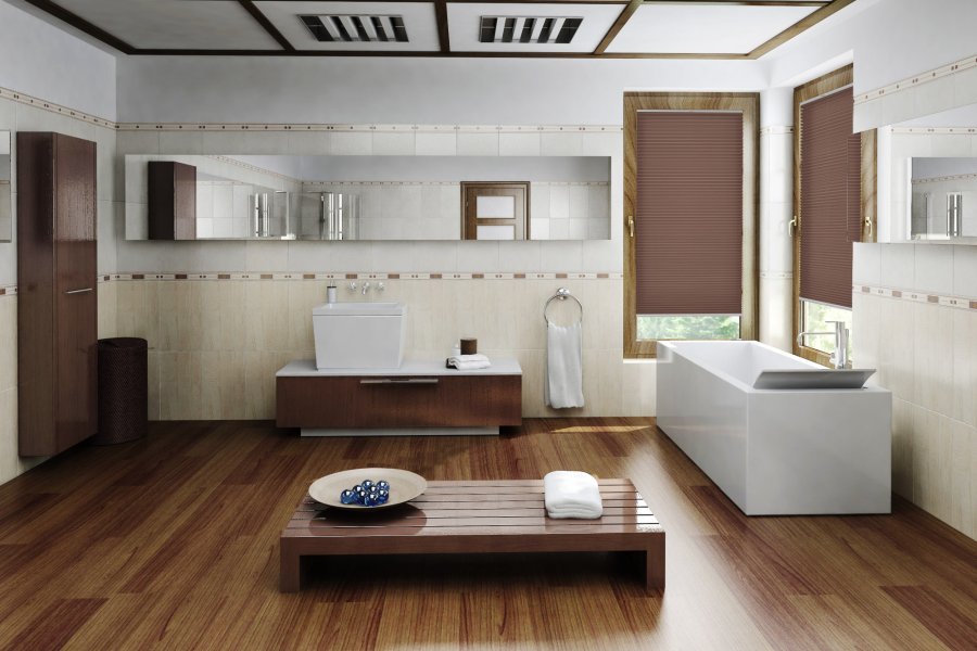 Plissee Cielo Perl 1899 Badezimmer
