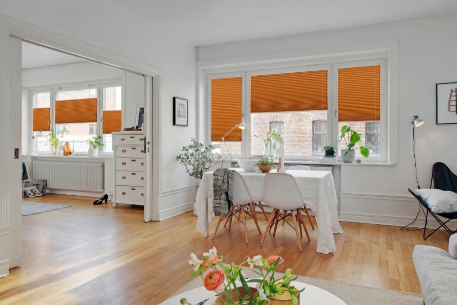 Plissee Color Breeze 1364 Esszimmer