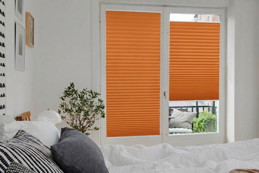 Plissee Color Breeze 1364 Schlafzimmer