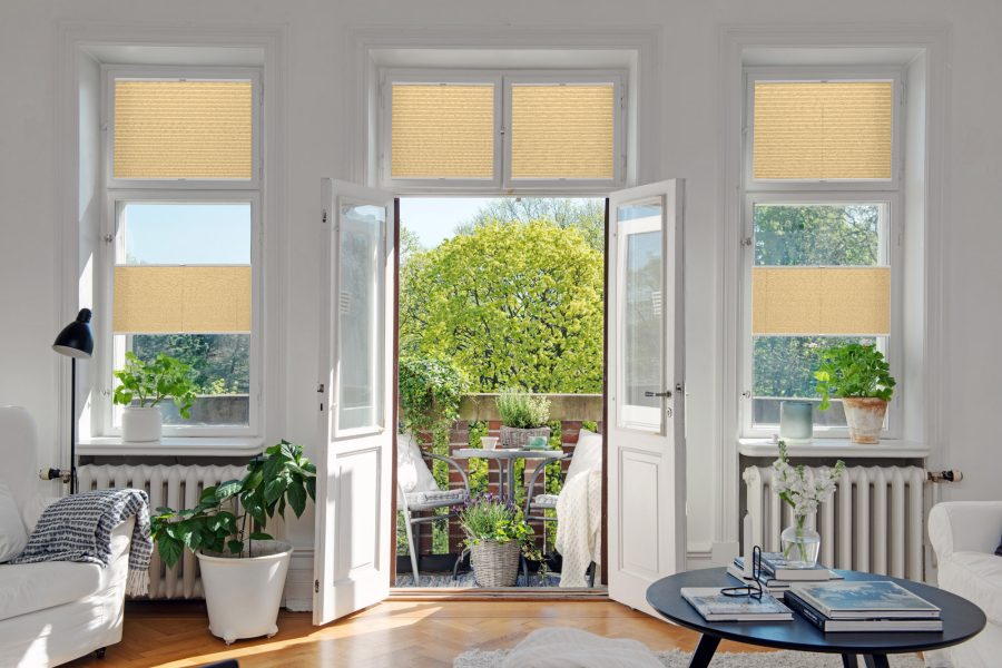Plissee 1736 Wohnzimmer Beige