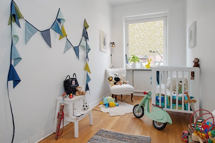 Plissee 1750 Kinderzimmer Gelb , Weiß