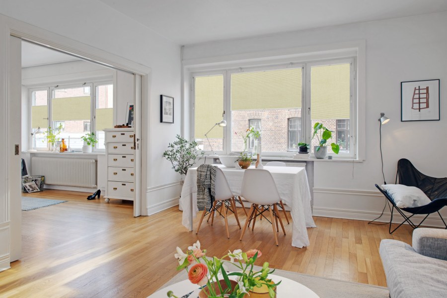 Plissee 1640 Esszimmer Beige