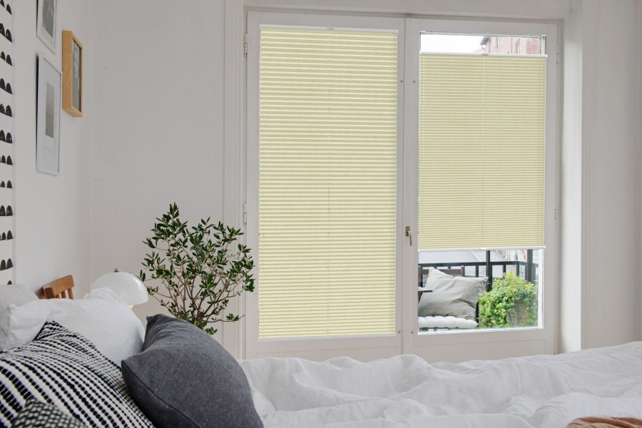 Plissee 1640 Schlafzimmer Beige