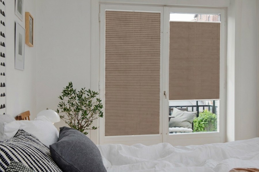 Plissee Crush Topar Plus 1642 Schlafzimmer