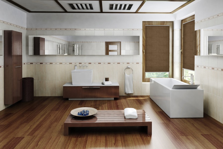Plissee Crush Topar Plus 1645 Badezimmer