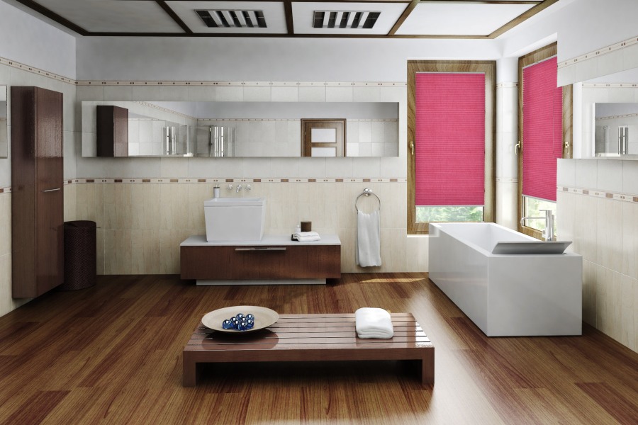 Plissee Crush Topar Plus 1659 Badezimmer