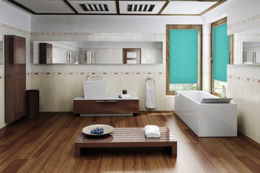 Plissee Crush Topar Plus 2275 Badezimmer