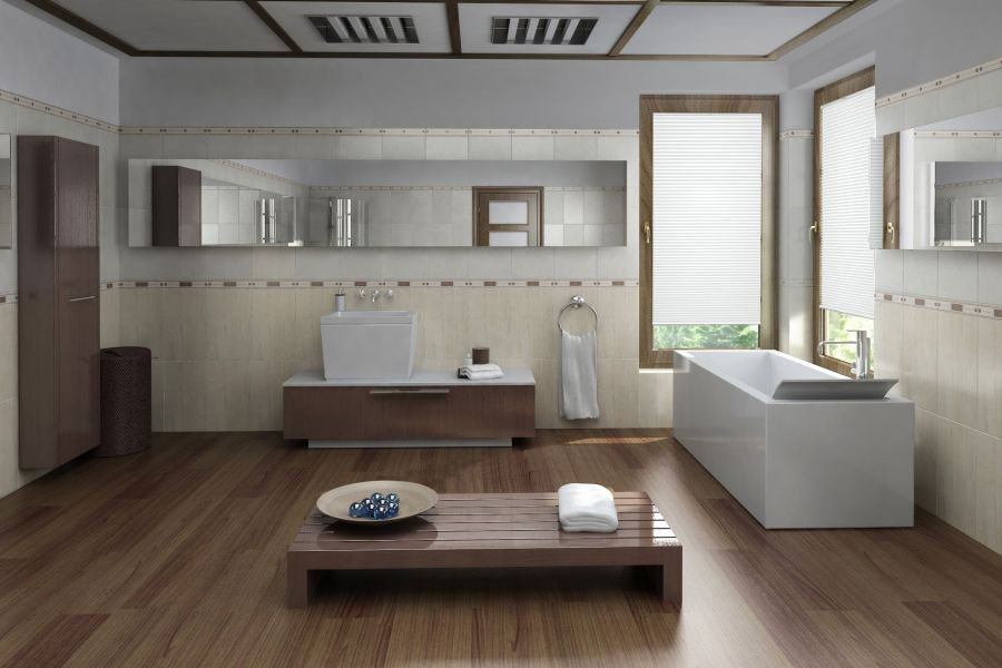 Plissee Dream Black Out 1333 Badezimmer
