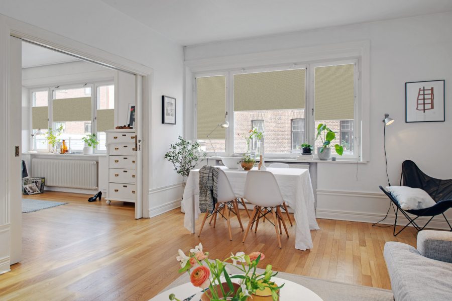 Plissee 2245 Esszimmer Beige