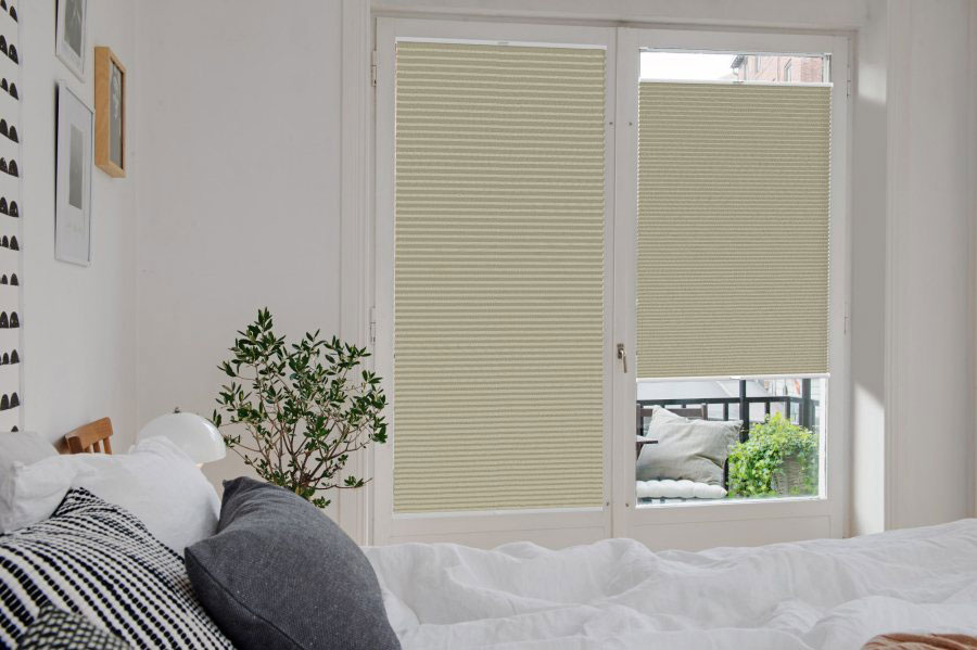 Plissee 2245 Schlafzimmer Beige