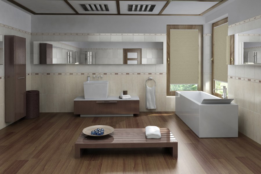 Plissee Dream Black Out 2245 Badezimmer