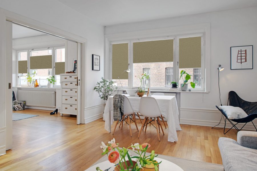 Plissee 2246 Esszimmer Beige