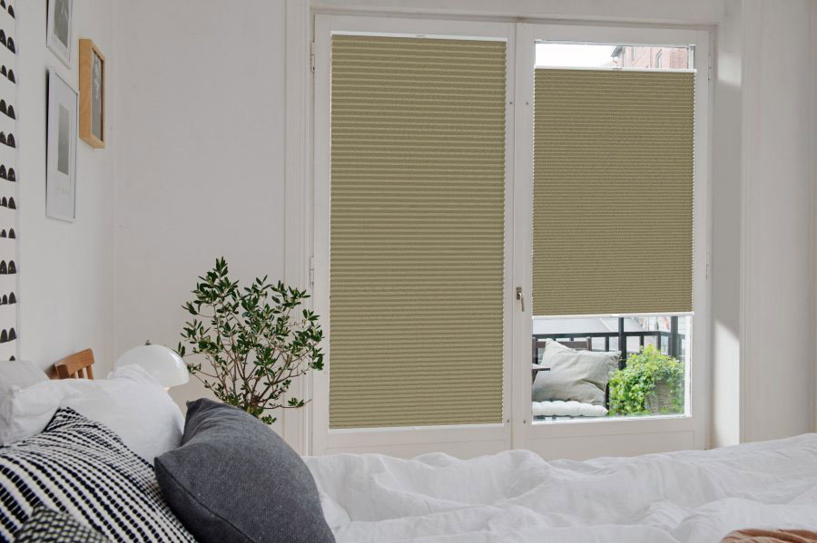 Plissee 2246 Schlafzimmer Beige