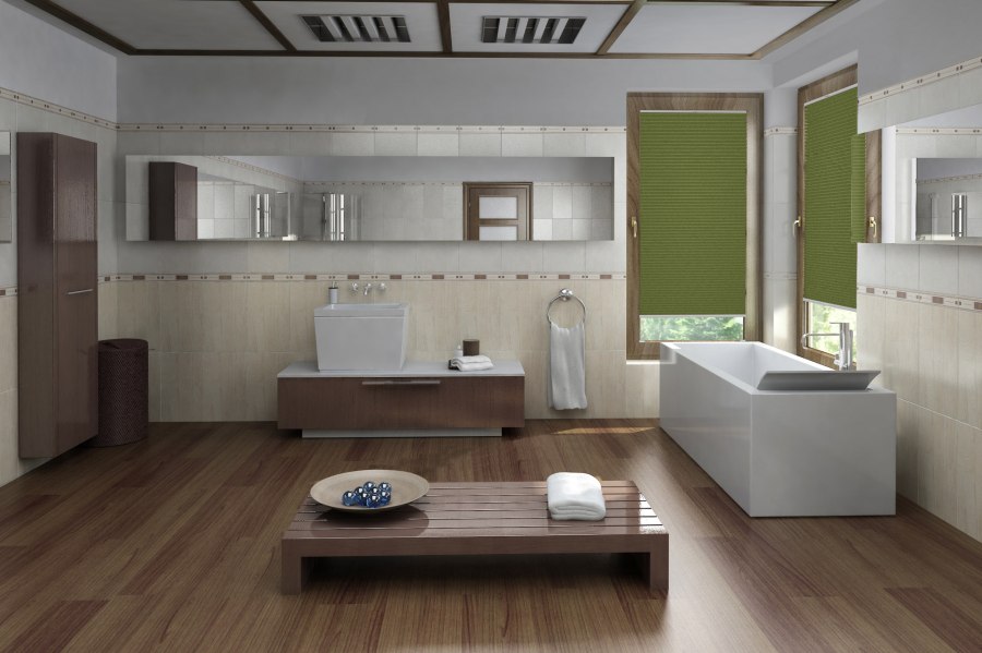 Plissee Dream Black Out 2257 Badezimmer