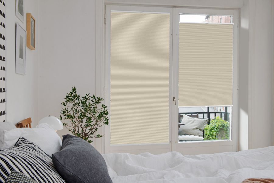 Plissee 1426 Schlafzimmer Beige