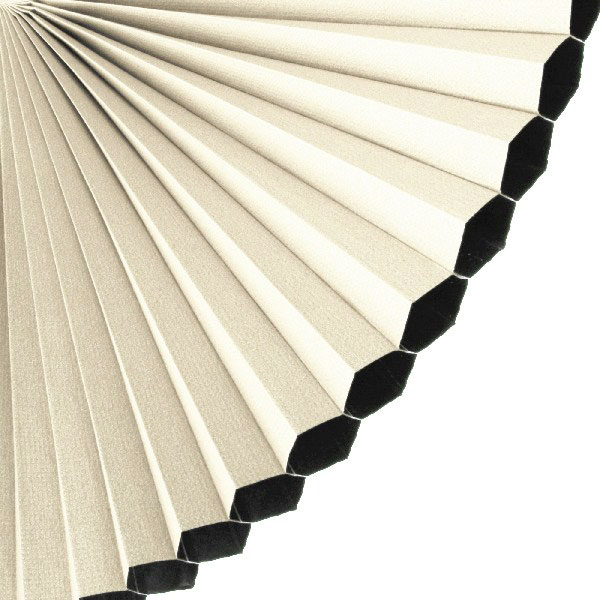 Plissee 2044 Falten Detail Beige