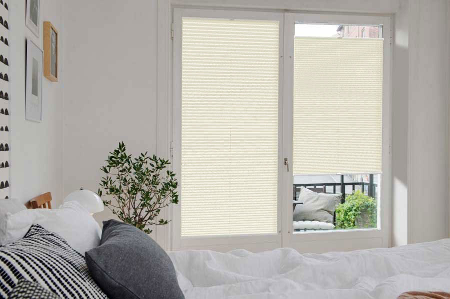 Plissee 2044 Schlafzimmer Beige