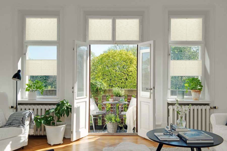 Plissee 2044 Wohnzimmer Beige