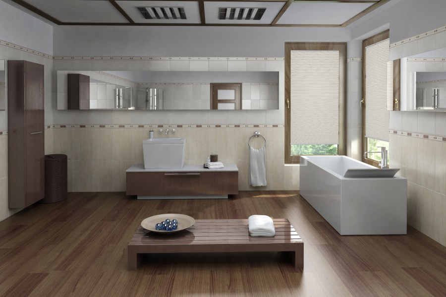 Plissee Duale Blackout 2044 Badezimmer
