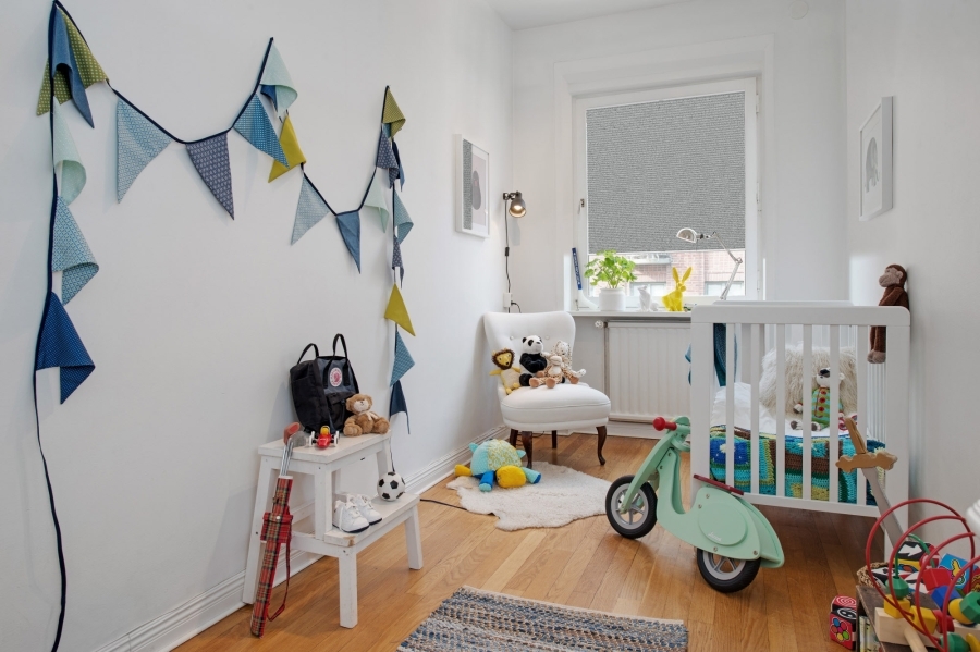 Plissee 2053 Kinderzimmer Grau