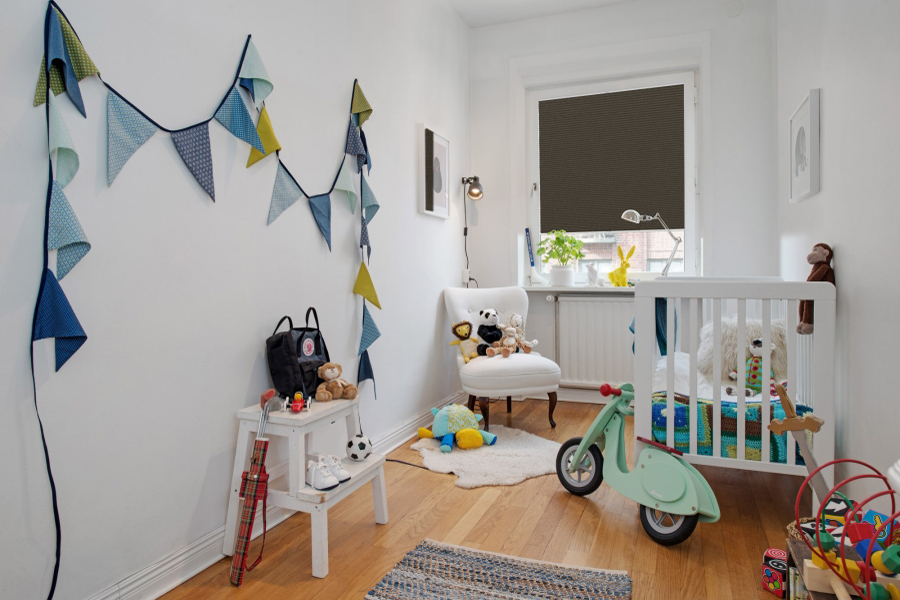 Plissee 4212 Kinderzimmer Grau