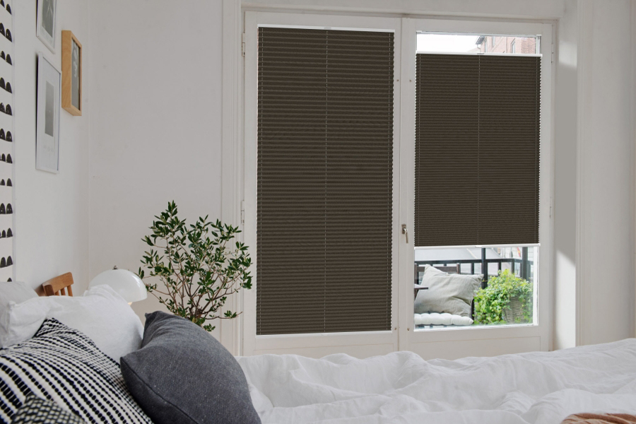 Plissee 4212 Schlafzimmer Grau