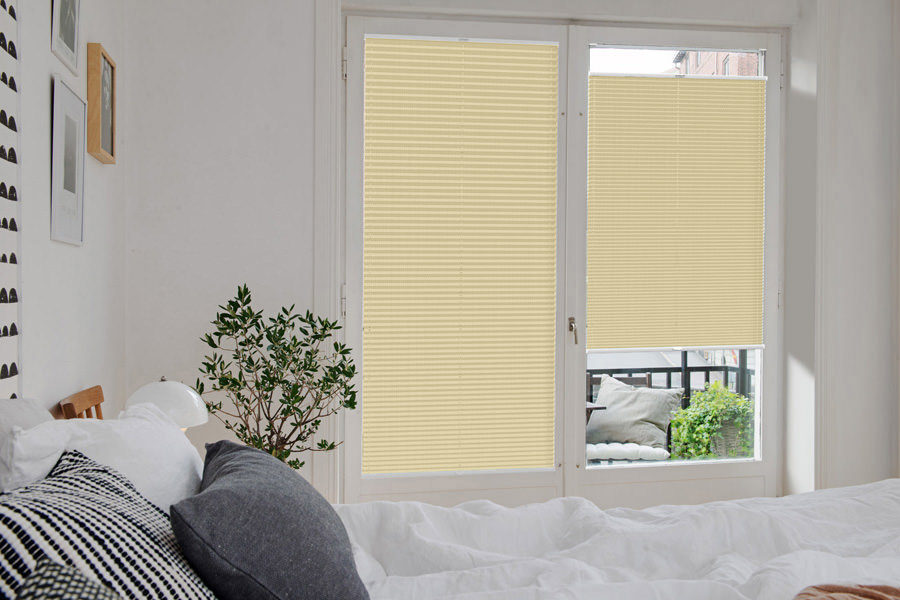 Plissee 1210 Schlafzimmer Beige