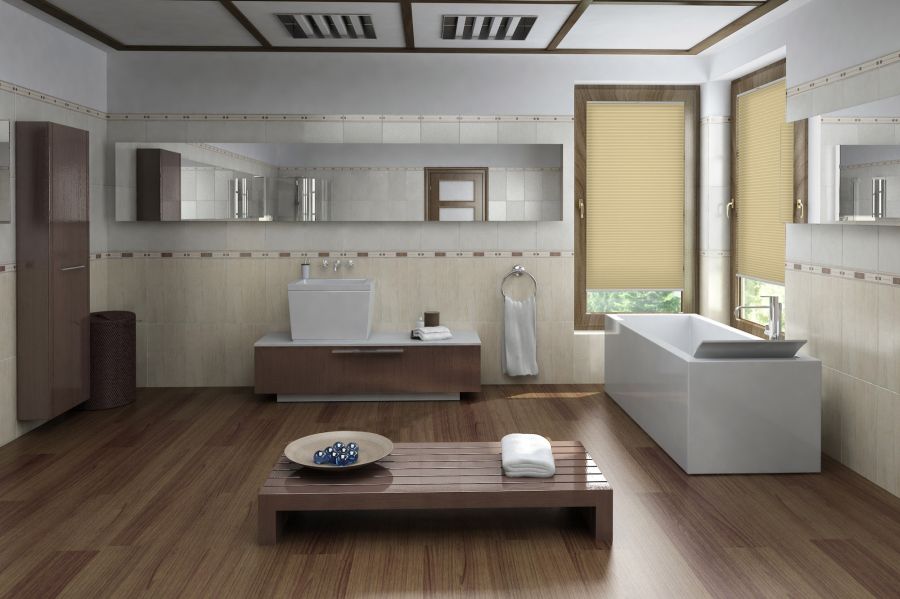 Plissee Fashion Perlex 1374 Badezimmer