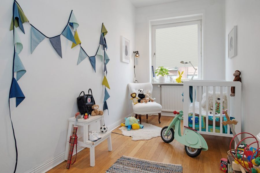Plissee 4480 Kinderzimmer Grau