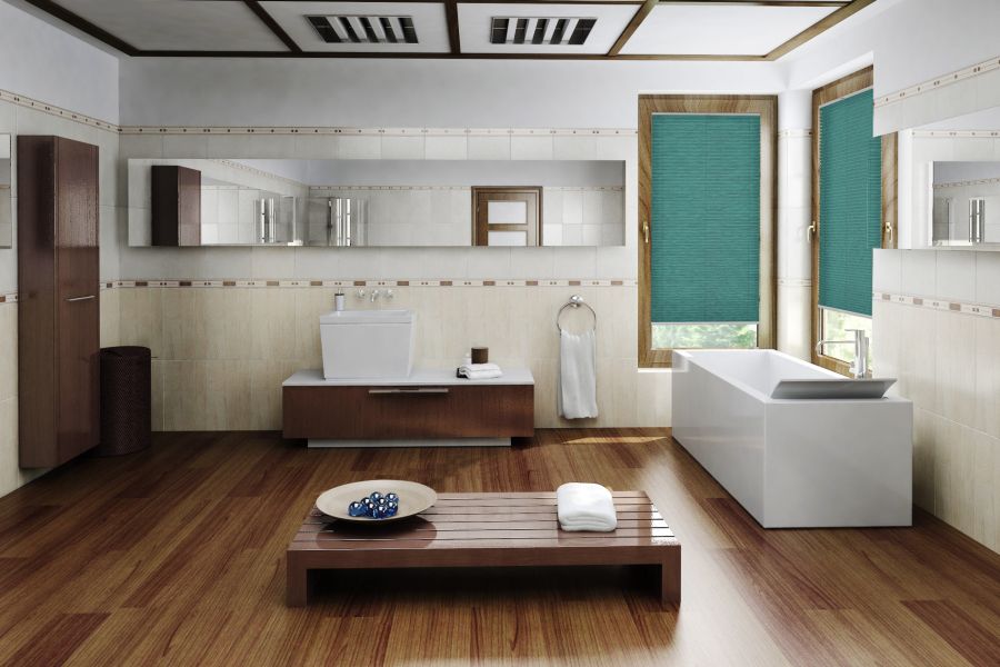 Plissee Fibre 1483 Badezimmer